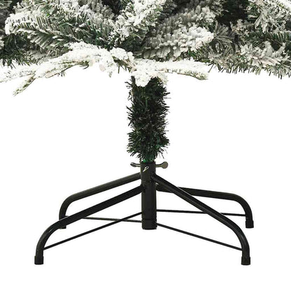 vidaXL Artificial Pre-lit Christmas Tree with Ball Set Green 210 cm