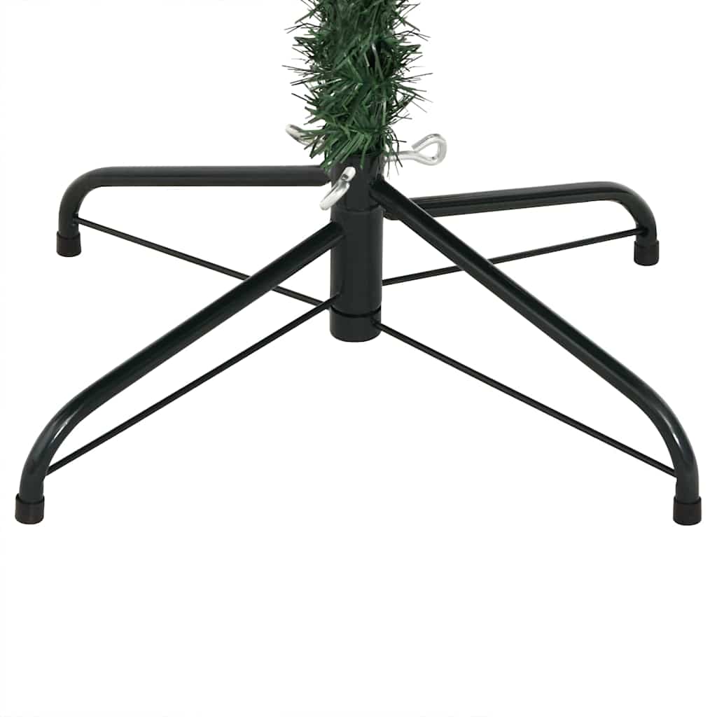 vidaXL Artificial Hinged Christmas Tree with Flocked Snow 150 cm