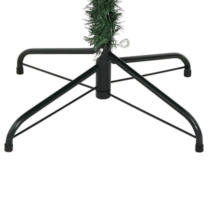 vidaXL Artificial Hinged Christmas Tree with Flocked Snow 150 cm