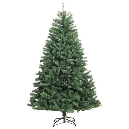 vidaXL Artificial Hinged Christmas Tree Green 120 cm PVC and Metal