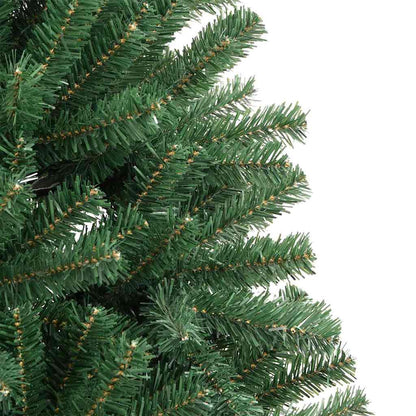vidaXL Artificial Hinged Christmas Tree Green 150 cm PVC and Metal