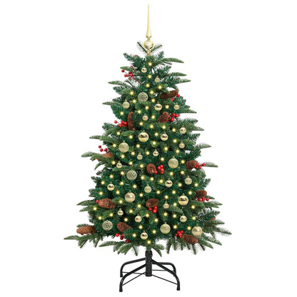 vidaXL Artificial Christmas Tree with 150 LEDs with Stand Green 150 cm