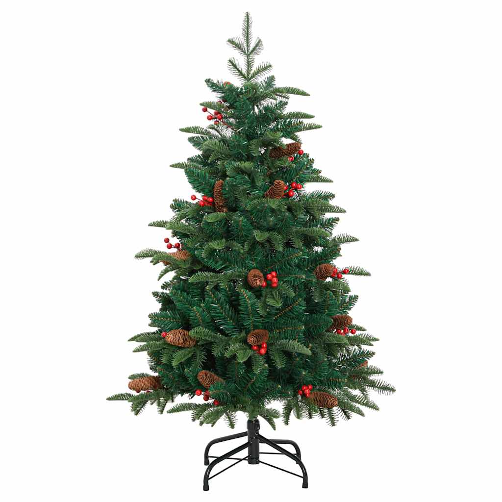 vidaXL Artificial Christmas Tree with 150 LEDs with Stand Green 150 cm
