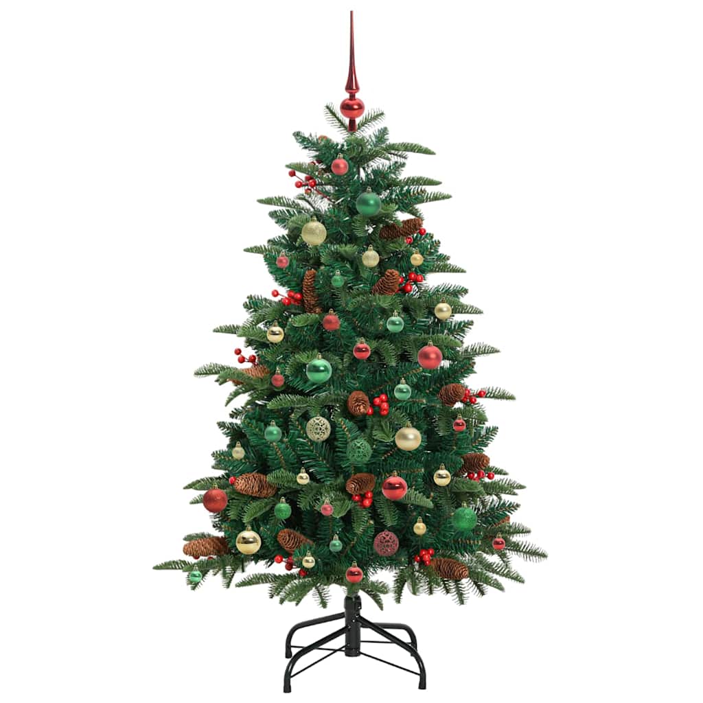 vidaXL Artificial Christmas Tree with 150 LEDs with Stand Green 150 cm