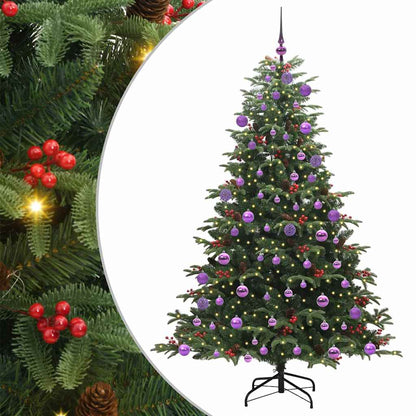 vidaXL Artificial Christmas Tree with 300 LEDs with Stand Green 180 cm
