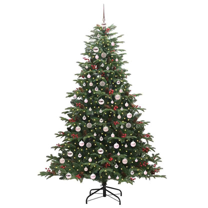 vidaXL Artificial Christmas Tree with 300 LEDs with Stand Green 210 cm