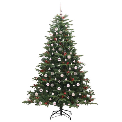 vidaXL Artificial Christmas Tree with 300 LEDs with Stand Green 210 cm
