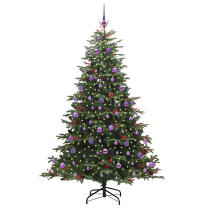 vidaXL Artificial Christmas Tree with 300 LEDs Green 210 cm