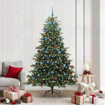 vidaXL Artificial Christmas Tree with 300 LEDs with Stand Green 210 cm