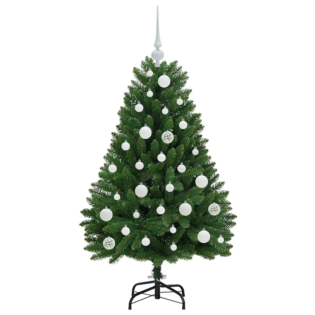 vidaXL Artificial Christmas Tree Green 120 cm PVC and Metal