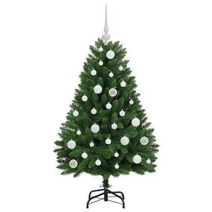 vidaXL Artificial Christmas Tree Green 120 cm PVC and Metal