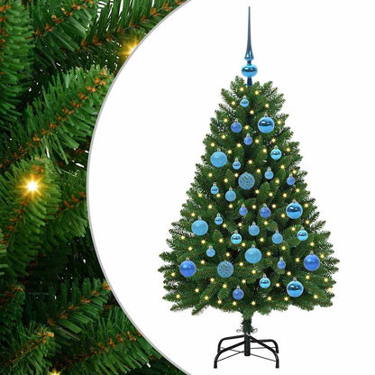 vidaXL Artificial Christmas Tree Green 120 cm PVC and Metal