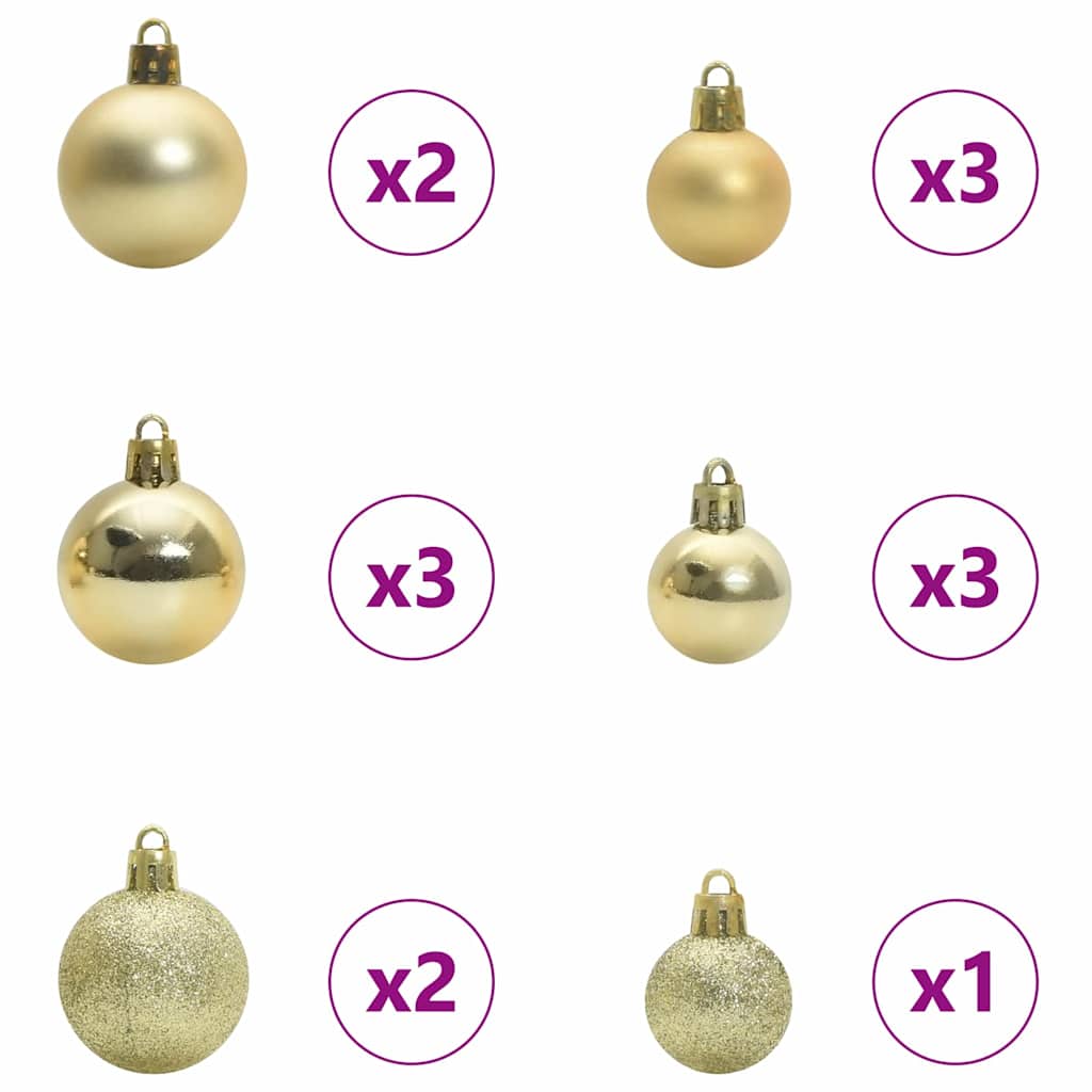 vidaXL Artificial Christmas Tree Green 120 cm PVC and Metal