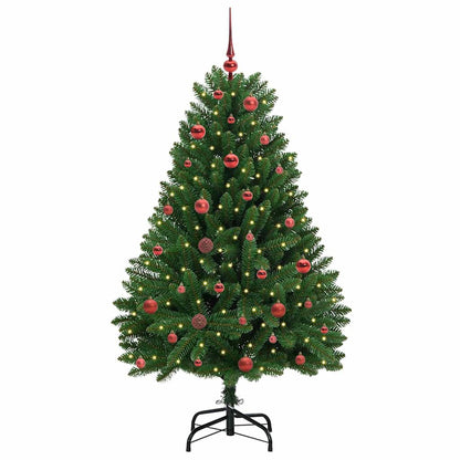 vidaXL Artificial Christmas Tree Green 150 cm PVC and Metal