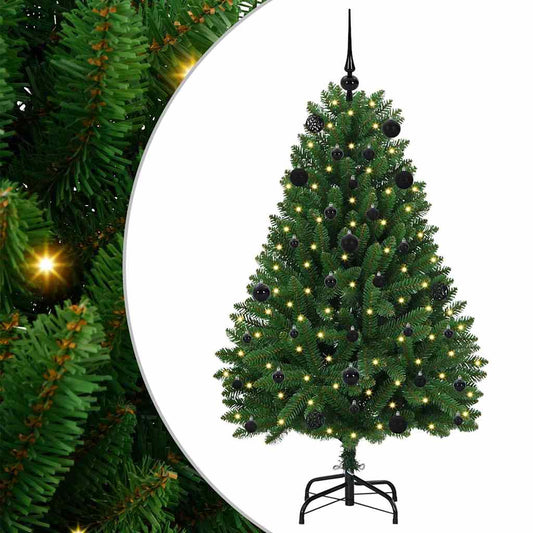 vidaXL Artificial Christmas Tree Green 150 cm PVC and Metal