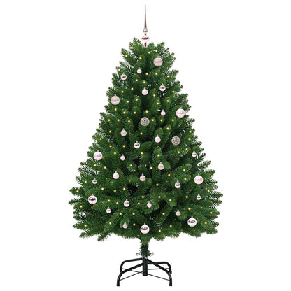 vidaXL Artificial Christmas Tree Green 150 cm PVC and Metal