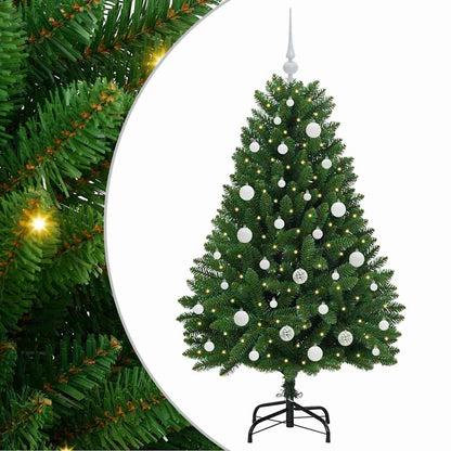 vidaXL Artificial Christmas Tree Green 150 cm PVC and Metal