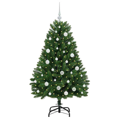 vidaXL Artificial Christmas Tree Green 150 cm PVC and Metal