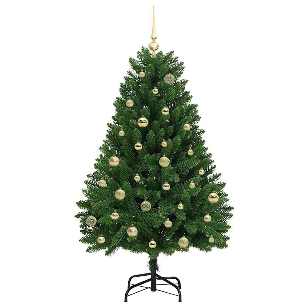 vidaXL Artificial Christmas Tree Green 150 cm PVC and Metal
