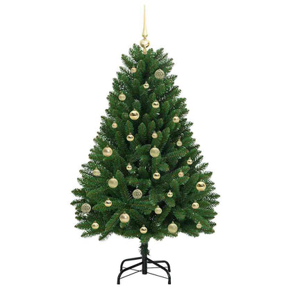 vidaXL Artificial Christmas Tree Green 150 cm PVC and Metal