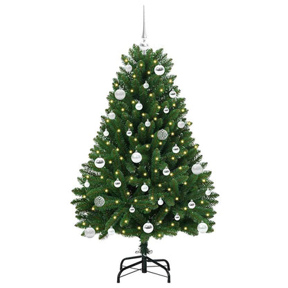 vidaXL Artificial Christmas Tree Green 150 cm PVC and Metal