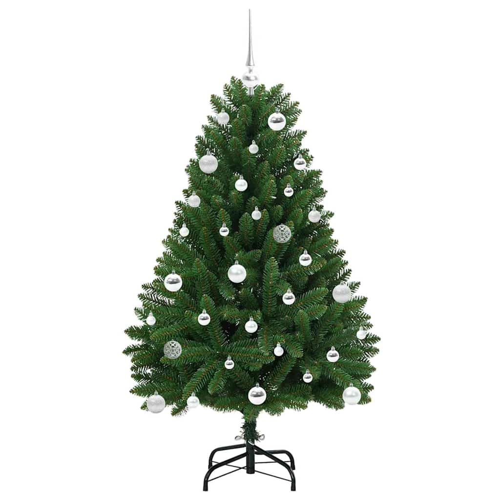 vidaXL Artificial Christmas Tree Green 150 cm PVC and Metal