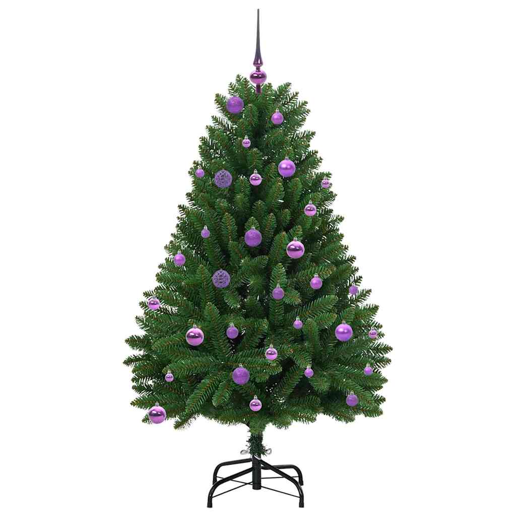 vidaXL Artificial Christmas Tree Green 150 cm PVC and Metal