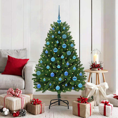 vidaXL Artificial Christmas Tree Green 150 cm PVC and Metal