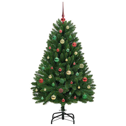 vidaXL Artificial Christmas Tree Green 150 cm PVC and Metal