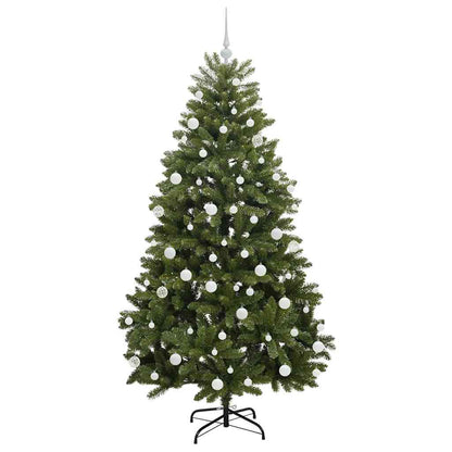 vidaXL Artificial Christmas Tree Green 180 cm PVC and Metal