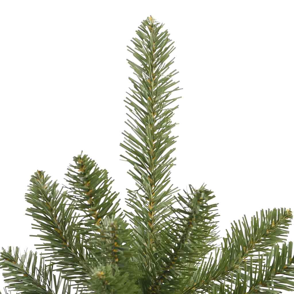 vidaXL Artificial Christmas Tree Green 210 cm PVC and Metal