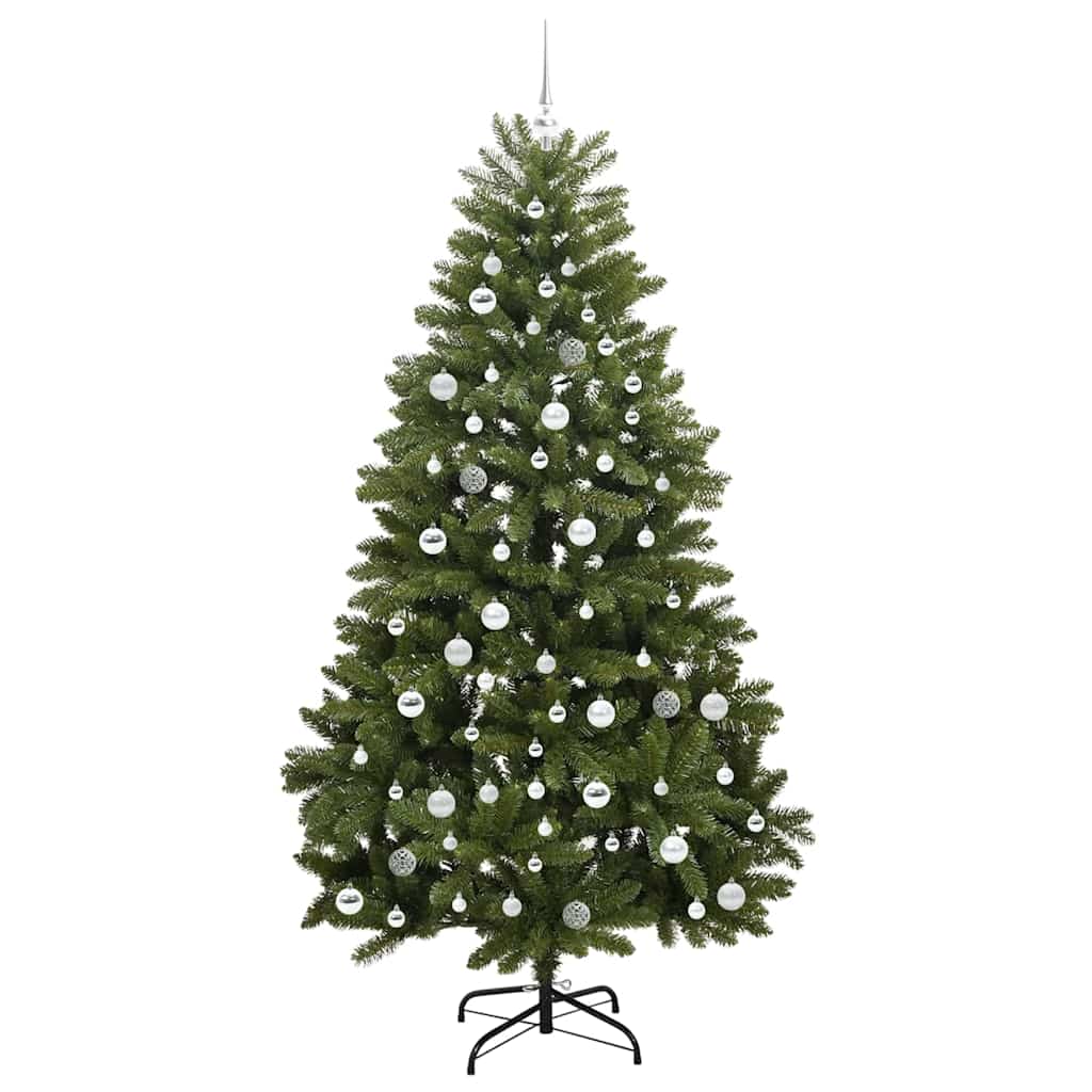 vidaXL Artificial Christmas Tree 210 cm 300 LEDs Warm White Green