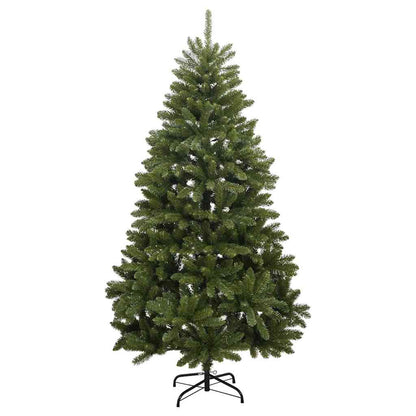 vidaXL Artificial Christmas Tree Green 240 cm PVC and Metal