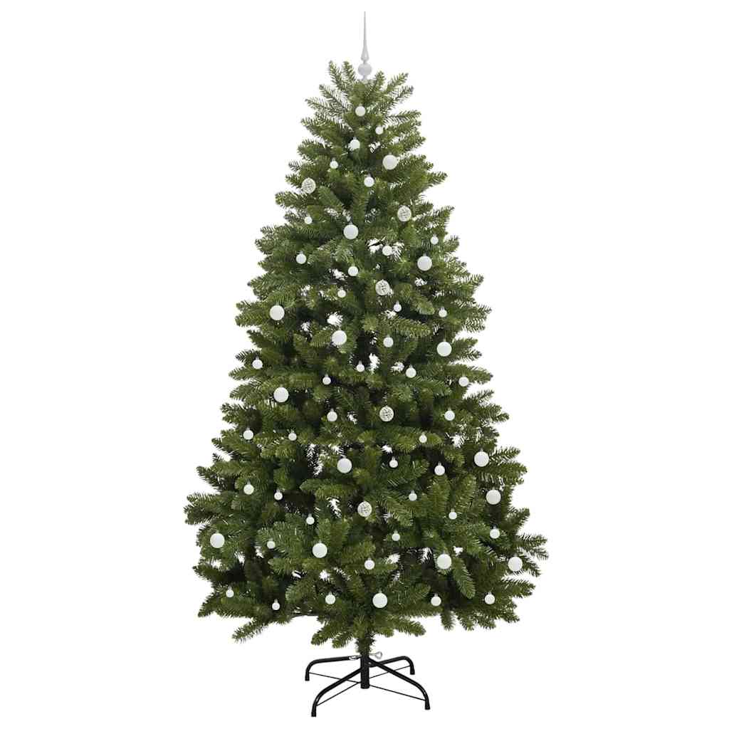 vidaXL Artificial Christmas Tree Green 240 cm PVC and Metal