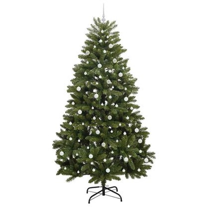 vidaXL Artificial Christmas Tree Green 240 cm PVC and Metal