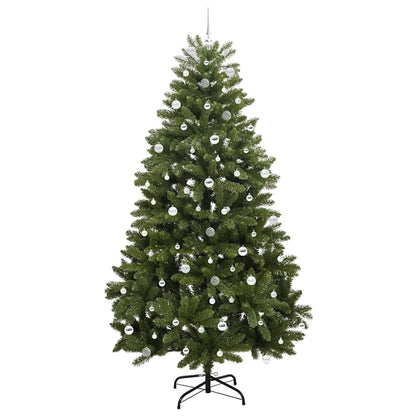 vidaXL Artificial Christmas Tree 240 cm 300 LEDs Warm White Green