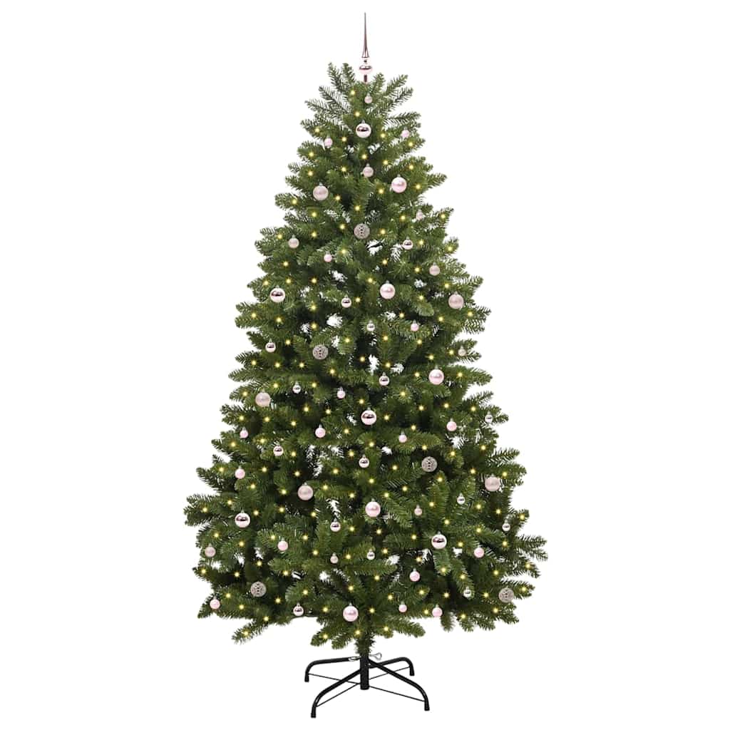 vidaXL Artificial Christmas Tree Green 270 cm PVC and Metal