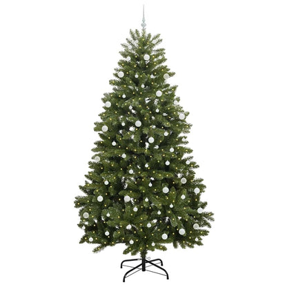 vidaXL Artificial Christmas Tree Green 270 cm PVC and Metal
