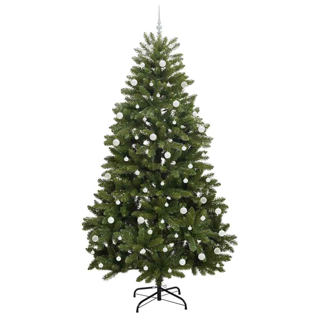 vidaXL Artificial Christmas Tree Green 270 cm PVC and Metal