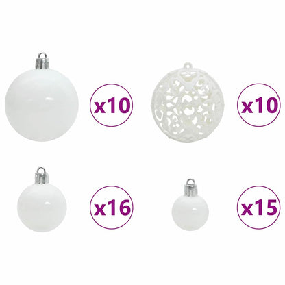 vidaXL Artificial Christmas Tree Green 270 cm PVC and Metal