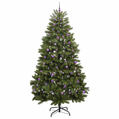 vidaXL Artificial Christmas Tree Green 270 cm PVC and Metal