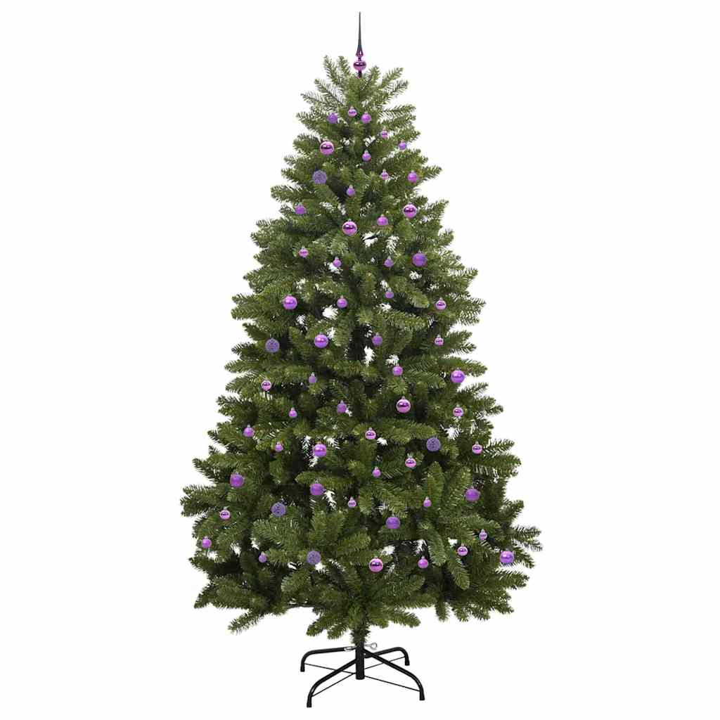 vidaXL Artificial Christmas Tree Green 270 cm PVC and Metal