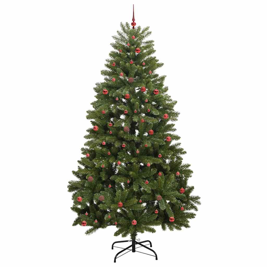 vidaXL Artificial Christmas Tree 300 cm 300 LEDs Warm White Green