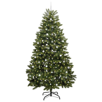 vidaXL Artificial Christmas Tree 300 cm 300 LEDs Warm White Green