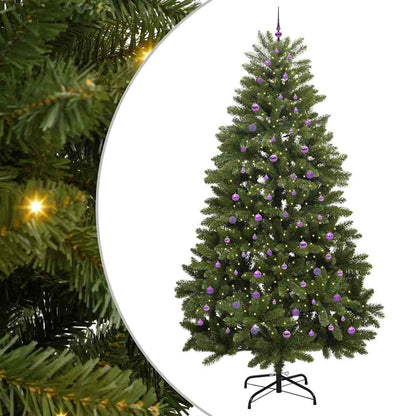 vidaXL Artificial Christmas Tree 300 cm 300 LEDs Warm White Green