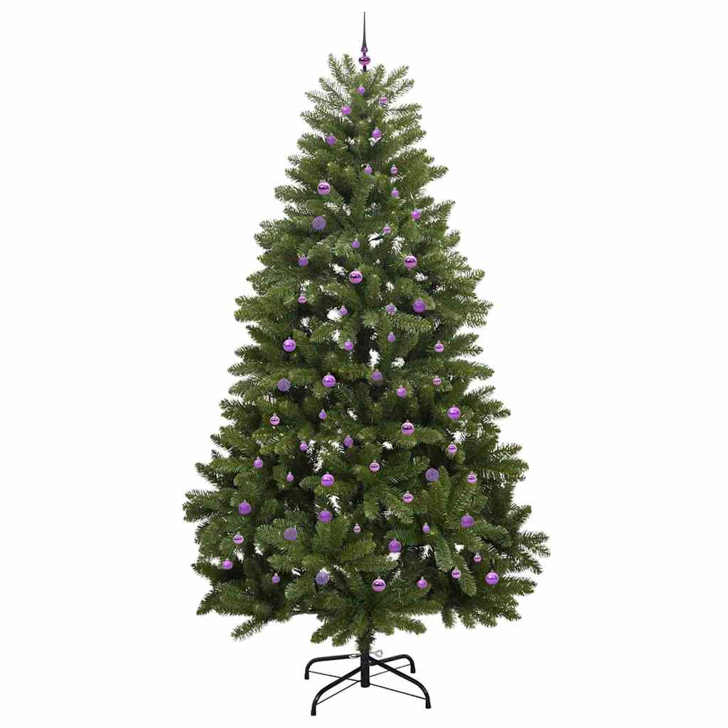 vidaXL Artificial Christmas Tree 300 cm 300 LEDs Warm White Green