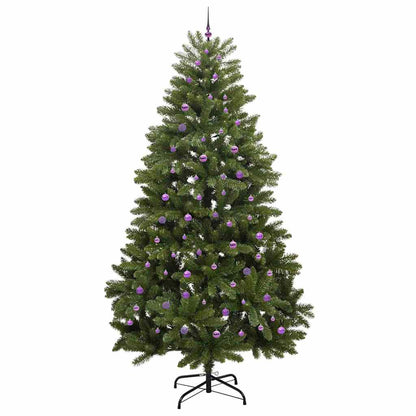 vidaXL Artificial Christmas Tree 300 cm 300 LEDs Warm White Green
