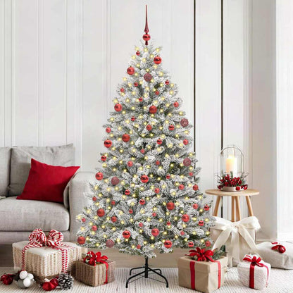 vidaXL Artificial Christmas Tree 180 cm 300 LEDs Warm White