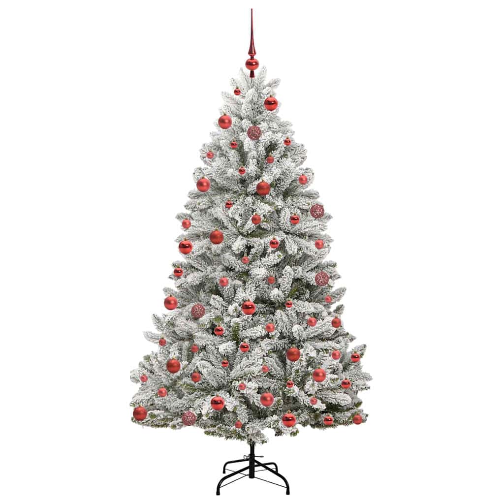 vidaXL Artificial Christmas Tree 180 cm 300 LEDs Warm White