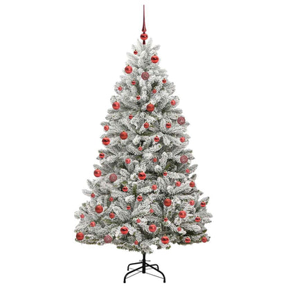 vidaXL Artificial Christmas Tree 180 cm 300 LEDs Warm White